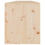 Wall-mounted cabinet, 2 units, solid pine wood, 80x30x35 cm by vidaXL, Shelves and shelves - Ref: Foro24-813456, Price: 124,8...