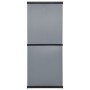 Garden cabinet with 3 shelves in gray and black 68x40x168 cm by vidaXL, Lockers and storage cabinets - Ref: Foro24-340983, Pr...