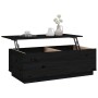 Solid black pine wood coffee table 100x50x35 cm by vidaXL, Coffee table - Ref: Foro24-813424, Price: 121,75 €, Discount: %