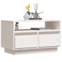 Solid white pine wood TV cabinet 60x35x37 cm by vidaXL, TV Furniture - Ref: Foro24-813426, Price: 57,49 €, Discount: %