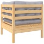 Garden furniture set 8 pieces and cushions solid pine wood by vidaXL, Garden sets - Ref: Foro24-3096225, Price: 639,87 €, Dis...