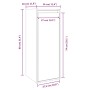 Wandschrank 2 Stück honigbraunes Kiefernholz 30x30x80 cm von vidaXL, Regale und Regale - Ref: Foro24-813502, Preis: 74,49 €, ...