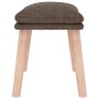 Taupe gray fabric footstool 45x29.5x35 cm by vidaXL, Ottomans - Ref: Foro24-341433, Price: 43,41 €, Discount: %