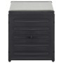 Gray garden waste bin 85x34x40 cm by vidaXL, Garbage cans and trash cans - Ref: Foro24-340988, Price: 59,62 €, Discount: %