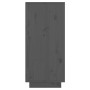 Aparador de madera maciza de pino gris 60x34x75 cm de vidaXL, Aparadores - Ref: Foro24-813522, Precio: 72,55 €, Descuento: %