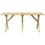 Mesa de jardín de madera de pino impregnada 160x73x70 cm de vidaXL, Mesas de jardín - Ref: Foro24-318424, Precio: 110,97 €, D...