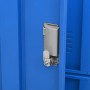 Locker cabinets 5 units light gray and blue steel 90x45x92.5 cm by vidaXL, Lockers and storage cabinets - Ref: Foro24-3095236...