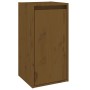 Wall cabinet 2 pcs honey brown pine wood 30x30x60 cm by vidaXL, Shelves and shelves - Ref: Foro24-813492, Price: 77,38 €, Dis...