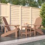 Sillas de jardín Adirondack con mesa HDPE marrón de vidaXL, Sillas de jardín - Ref: Foro24-3095706, Precio: 276,81 €, Descuen...