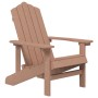 Adirondack Garden Chairs with Brown HDPE Table by vidaXL, Garden chairs - Ref: Foro24-3095706, Price: 276,81 €, Discount: %