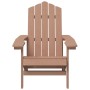 Adirondack Garden Chairs with Brown HDPE Table by vidaXL, Garden chairs - Ref: Foro24-3095706, Price: 276,81 €, Discount: %