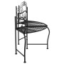 Black steel garden bench 150 cm by vidaXL, garden benches - Ref: Foro24-318823, Price: 125,49 €, Discount: %