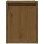 Wall cabinet 2 units made of pine wood in honey brown color 30x30x40 cm by vidaXL, Shelves and shelves - Ref: Foro24-813482, ...