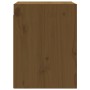 Armario de pared 2 uds madera de pino marrón miel 30x30x40 cm de vidaXL, Estantes y estanterías - Ref: Foro24-813482, Precio:...