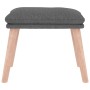 Light gray fabric footstool 45x29.5x35 cm by vidaXL, Ottomans - Ref: Foro24-341424, Price: 45,29 €, Discount: %