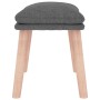 Light gray fabric footstool 45x29.5x35 cm by vidaXL, Ottomans - Ref: Foro24-341424, Price: 45,29 €, Discount: %