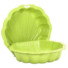 2 green plastic sandboxes 77x87x21 cm by vidaXL, sandboxes - Ref: Foro24-317738, Price: 72,99 €, Discount: %