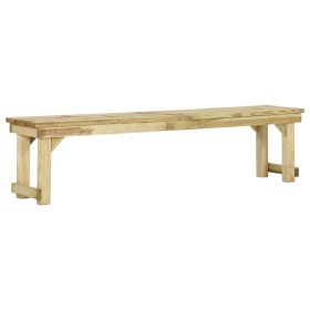 Banco de jardín de madera de pino impregnada 180 cm de vidaXL, Bancos de jardín - Ref: Foro24-318414, Precio: 139,91 €, Descu...