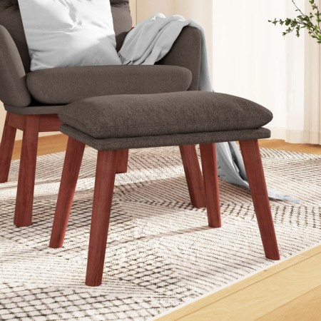 Taupe gray fabric footstool 45x29.5x35 cm by vidaXL, Ottomans - Ref: Foro24-341466, Price: 43,38 €, Discount: %