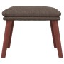 Taupe gray fabric footstool 45x29.5x35 cm by vidaXL, Ottomans - Ref: Foro24-341466, Price: 43,38 €, Discount: %