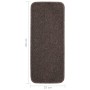 Stair mats 15 pcs brown rectangular 60x25 cm by vidaXL, Stair mats - Ref: Foro24-340400, Price: 37,53 €, Discount: %