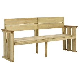 Gartenbank aus imprägniertem Kiefernholz, 172 cm von vidaXL, Gartenbänke - Ref: Foro24-318408, Preis: 73,99 €, Rabatt: %