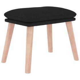 Black fabric footrest 45x29.5x35 cm by vidaXL, Ottomans - Ref: Foro24-341430, Price: 43,38 €, Discount: %