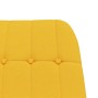 Silla mecedora de tela amarillo mostaza de vidaXL, Mecedoras - Ref: Foro24-341260, Precio: 112,64 €, Descuento: %