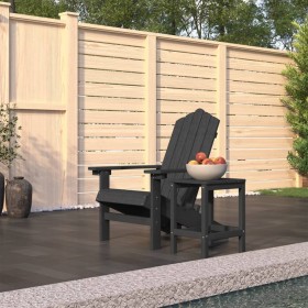 Adirondack garden chair with anthracite gray HDPE table by vidaXL, Garden chairs - Ref: Foro24-3095701, Price: 220,99 €, Disc...