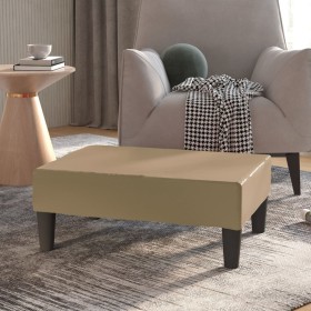 Cappuccino synthetic leather footstool 78x56x32 cm by vidaXL, Ottomans - Ref: Foro24-337714, Price: 59,99 €, Discount: %