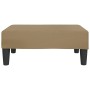 Reposapiés de cuero sintético capuchino 78x56x32 cm de vidaXL, Otomanas - Ref: Foro24-337714, Precio: 59,02 €, Descuento: %