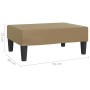 Reposapiés de cuero sintético capuchino 78x56x32 cm de vidaXL, Otomanas - Ref: Foro24-337714, Precio: 59,02 €, Descuento: %