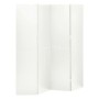 Biombos divisores de 4 paneles 2 uds blanco acero 160x180 cm de vidaXL, Divisores de ambientes - Ref: Foro24-3095194, Precio:...