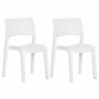 Sillas de jardín 2 unidades polipropileno blanco de vidaXL, Sillas de jardín - Ref: Foro24-317729, Precio: 81,40 €, Descuento: %