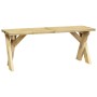 Impregnated pine wood garden bench 110 cm by vidaXL, garden benches - Ref: Foro24-318421, Price: 60,86 €, Discount: %