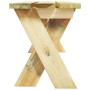 Impregnated pine wood garden bench 110 cm by vidaXL, garden benches - Ref: Foro24-318421, Price: 60,86 €, Discount: %