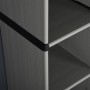 Garden cabinet with 3 shelves gray and black 68x40x168 cm by vidaXL, Lockers and storage cabinets - Ref: Foro24-340984, Price...