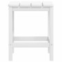 Silla de jardín Adirondack con reposapiés y mesa HDPE blanco de vidaXL, Sillas de jardín - Ref: Foro24-3095708, Precio: 182,8...