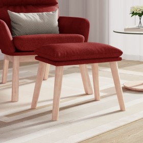 Wine-colored fabric footstool 45x29.5x35 cm by vidaXL, Ottomans - Ref: Foro24-341432, Price: 43,99 €, Discount: %