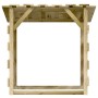 Pergolas with roof 2 pcs impregnated pine wood 100x90x100 cm by vidaXL, Pergolas, arches and garden trellises - Ref: Foro24-3...