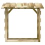 Pergolas with roof 2 pcs impregnated pine wood 100x90x100 cm by vidaXL, Pergolas, arches and garden trellises - Ref: Foro24-3...