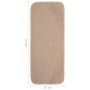 Alfombrillas de escalera 15 uds beige rectangular 60x25 cm de vidaXL, Alfombrillas para escalones - Ref: Foro24-340402, Preci...