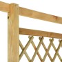 Corner pergola with impregnated pine wood bench 166x81x174cm by vidaXL, Pergolas, arches and garden trellises - Ref: Foro24-3...