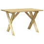 Mesa de jardín de madera de pino impregnada 110x73x70 cm de vidaXL, Mesas de jardín - Ref: Foro24-318422, Precio: 107,19 €, D...