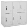 Locker cabinets 2 units of light gray steel 90x45x92.5 cm by vidaXL, Lockers and storage cabinets - Ref: Foro24-3095231, Pric...