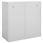 Locker cabinets 2 units of light gray steel 90x45x92.5 cm by vidaXL, Lockers and storage cabinets - Ref: Foro24-3095231, Pric...