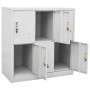 Locker cabinets 2 units of light gray steel 90x45x92.5 cm by vidaXL, Lockers and storage cabinets - Ref: Foro24-3095231, Pric...