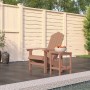 Silla de jardín Adirondack con mesa HDPE marrón de vidaXL, Sillas de jardín - Ref: Foro24-3095702, Precio: 143,99 €, Descuent...