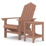 Adirondack Garden Chair with Brown HDPE Table by vidaXL, Garden chairs - Ref: Foro24-3095702, Price: 143,99 €, Discount: %