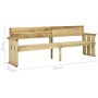 Impregnated pine wood garden bench 233 cm by vidaXL, garden benches - Ref: Foro24-318409, Price: 117,03 €, Discount: %